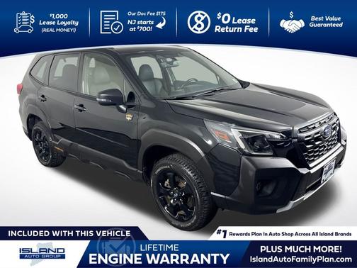 Crystal Black Silica 2023 Subaru Forester Wilderness