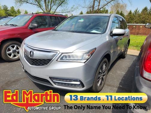 Silver 2014 Acura MDX 3.5L w/Technology & Entertainment Pkgs