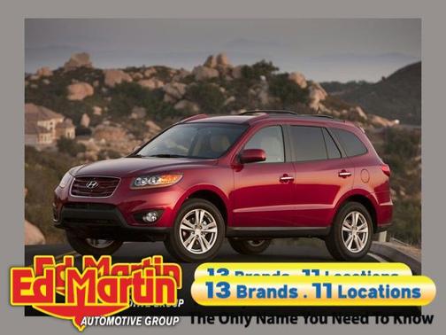 Black Forest Green 2012 Hyundai SANTA FE Limited