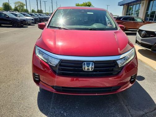 Red 2022 Honda Odyssey Touring