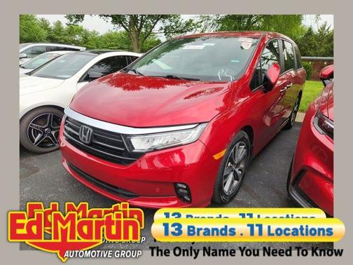 Red 2022 Honda Odyssey Touring