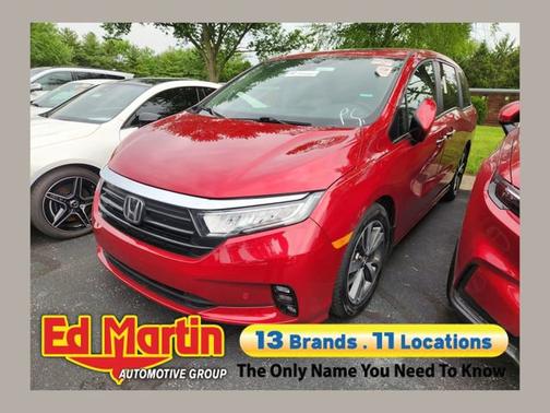 Red 2022 Honda Odyssey Touring
