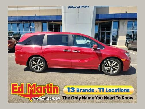Red 2022 Honda Odyssey Touring