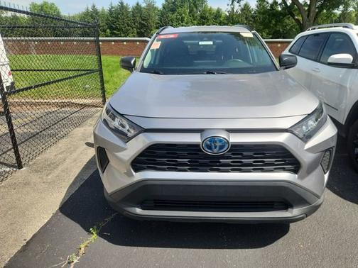Silver Sky Metallic 2021 Toyota RAV4 Hybrid LE