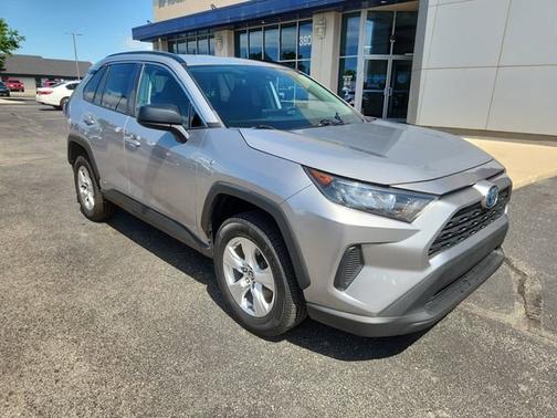 Silver Sky Metallic 2021 Toyota RAV4 Hybrid LE