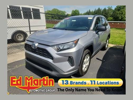 Silver Sky Metallic 2021 Toyota RAV4 Hybrid LE