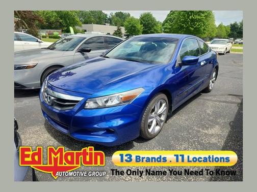 Blue 2011 Honda Accord EX-L