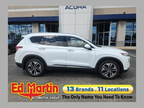 Quartz White 2020 Hyundai SANTA FE Limited 2.0T