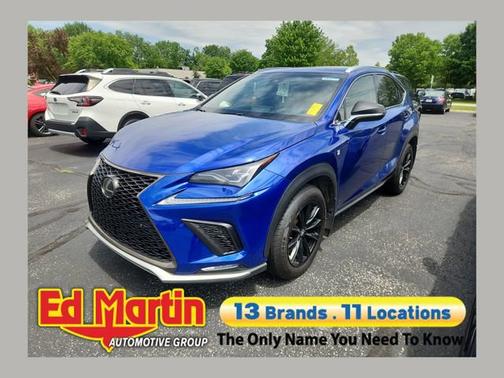 Blue 2019 Lexus NX 300 F Sport