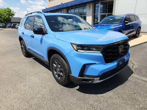 Blue 2025 Honda Pilot TrailSport