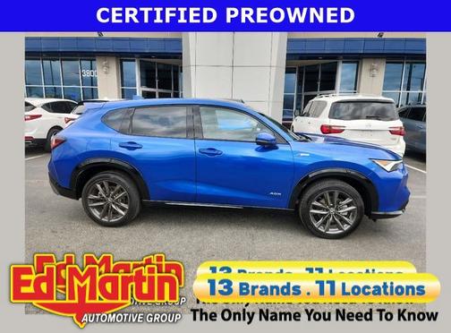 Blue 2025 Acura ADX w/A-Spec Package