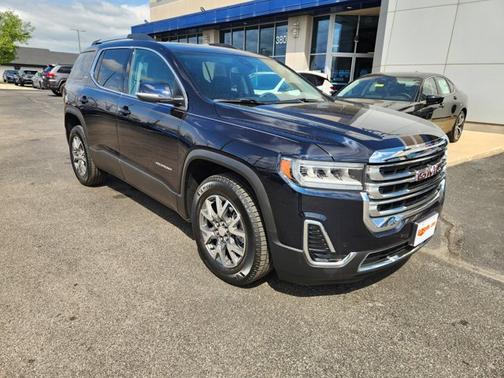 Midnight Blue Metallic 2021 GMC Acadia SLE