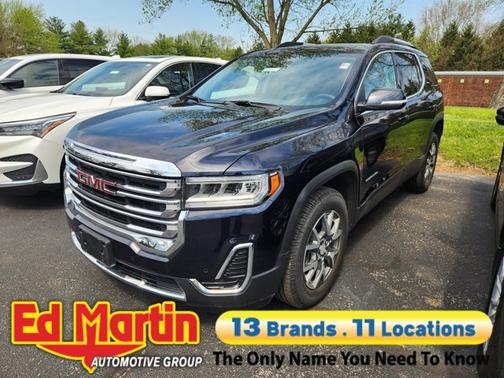 Midnight Blue Metallic 2021 GMC Acadia SLE