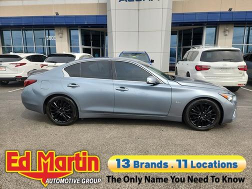 Hagane Blue 2018 INFINITI Q50 3.0t LUXE