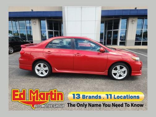 Barcelona Red Metallic 2013 Toyota Corolla S