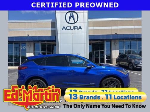Blue 2023 Acura RDX w/A-Spec Package