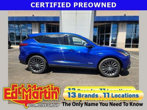 Blue 2023 Acura RDX w/A-Spec Advance Package