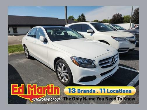 Polar White 2016 Mercedes-Benz C-Class C300 4MATIC