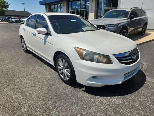 White 2012 Honda Accord EX-L