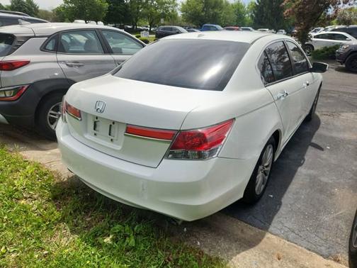 White 2012 Honda Accord EX-L