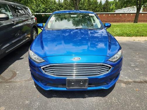 Lightning Blue 2018 Ford Fusion Hybrid S