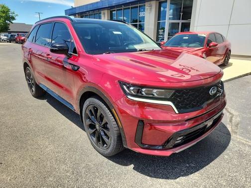 Passion Red Tintcoat 2021 Kia Sorento SX