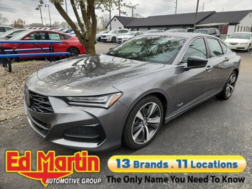 Gray 2025 Acura TLX Tech