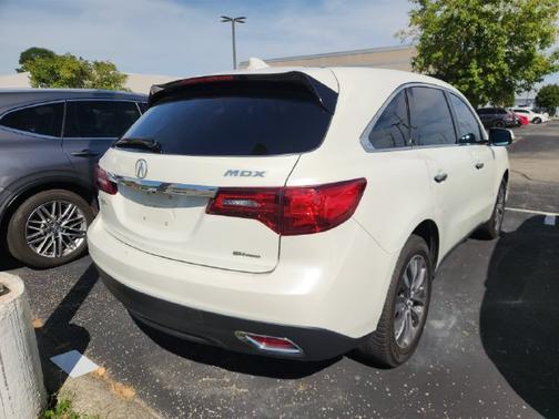 White Diamond Pearl 2016 Acura MDX 3.5L