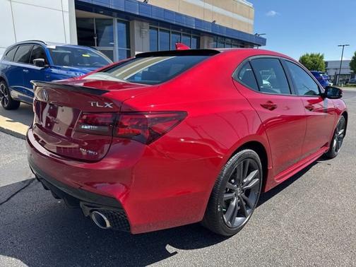 Red 2020 Acura TLX w/Advance Pkg