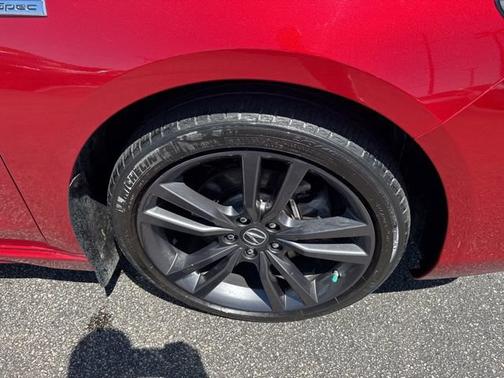 Red 2020 Acura TLX w/Advance Pkg