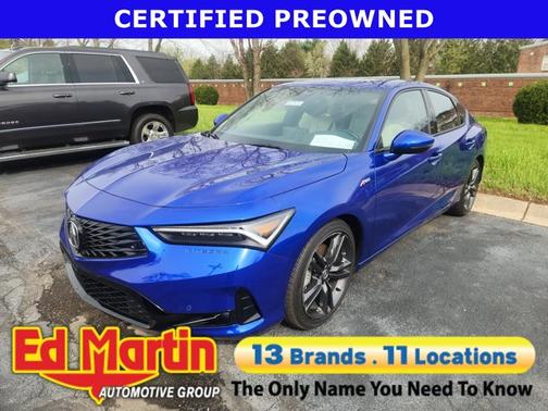 Blue 2023 Acura Integra w/A-Spec Technology Package