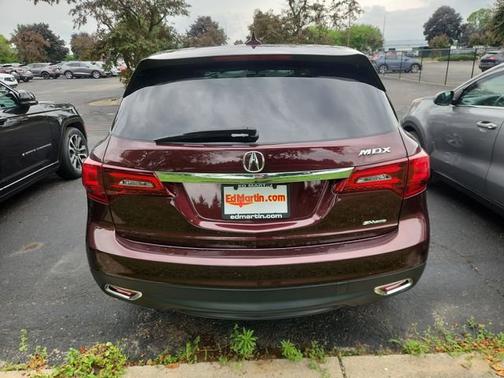 Maroon 2016 Acura MDX 3.5L