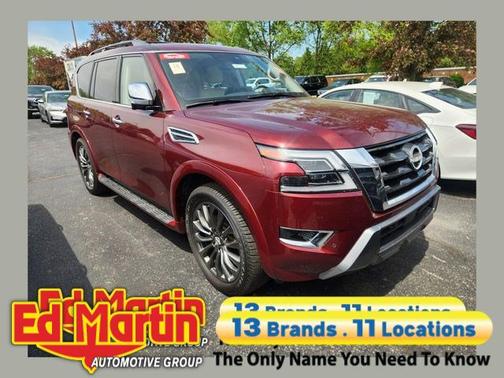 Coulis Red Pearl 2024 Nissan Armada Platinum