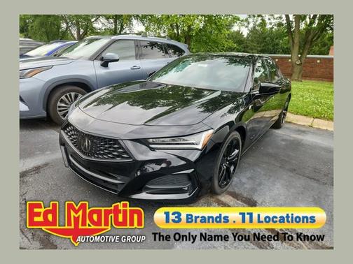 Black 2023 Acura TLX w/A-Spec Package