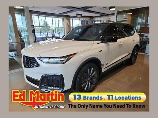 Platinum White Pearl 2026 Acura MDX w/A-Spec Package