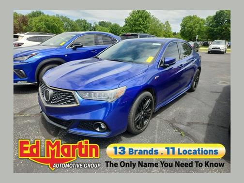 Blue 2019 Acura TLX Tech