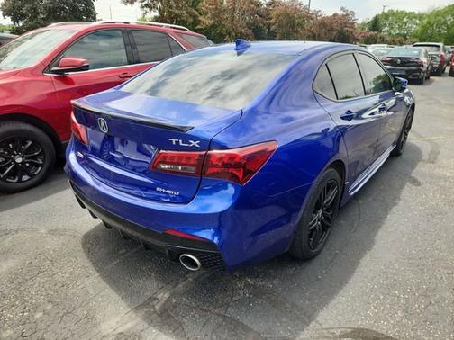 Blue 2019 Acura TLX Tech