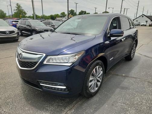 Blue 2016 Acura MDX 3.5L AcuraWatch Plus Package