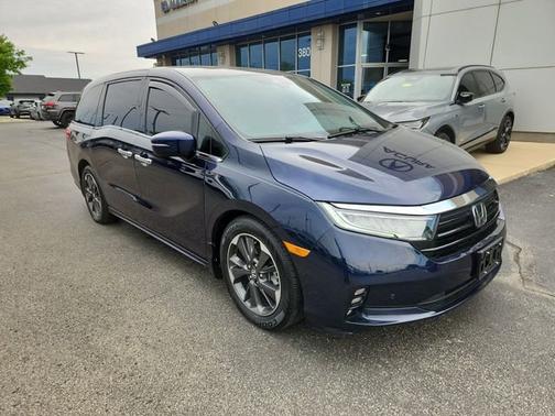 Blue 2023 Honda Odyssey Elite