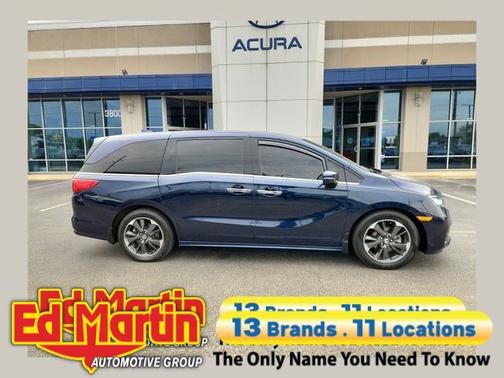 Blue 2023 Honda Odyssey Elite