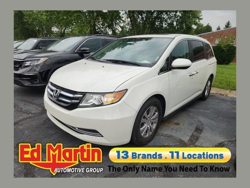 White Diamond Pearl 2014 Honda Odyssey EX-L