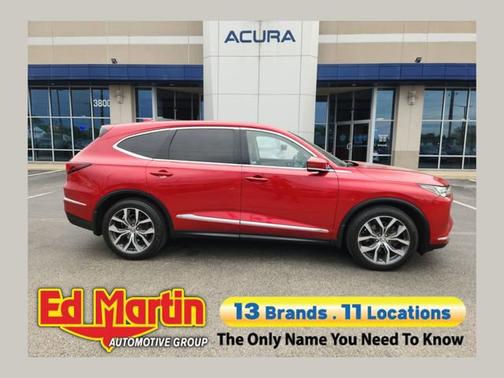 Red 2023 Acura MDX w/Technology Package