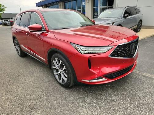 Red 2023 Acura MDX w/Technology Package