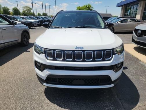 Bright White Clearcoat 2022 Jeep Compass Limited