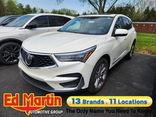 White 2019 Acura RDX Advance Package