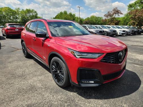 Performance Red Pearl 2026 Acura MDX w/A-Spec Advance Package