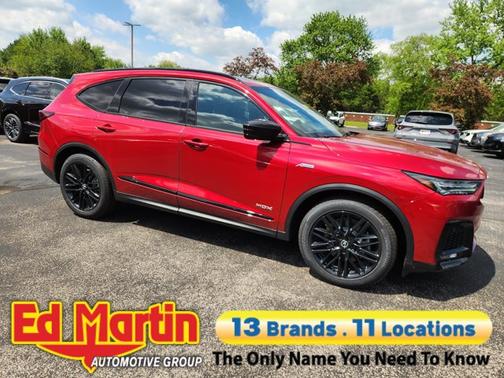 Performance Red Pearl 2026 Acura MDX w/A-Spec Advance Package