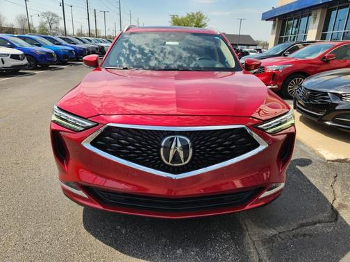 Red 2023 Acura MDX w/Advance Package