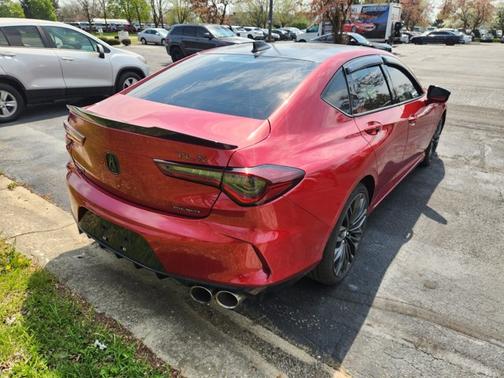 Red 2021 Acura TLX Type S