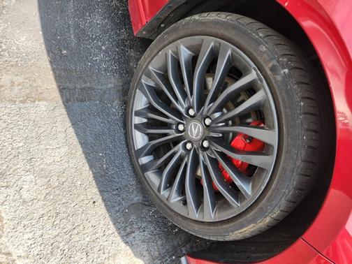 Red 2021 Acura TLX Type S